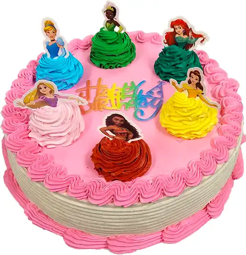Disney Princess Ice Cream Cake